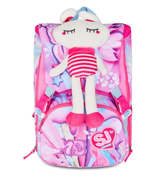 Zaino Estensibile Big Sj Gang Plushy Rabbit1 - Abc La Cartoleria