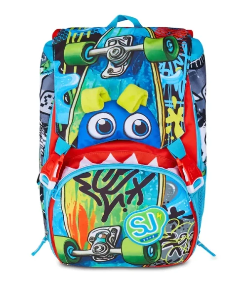 Zaino Estensibile Big Sj Gang Sharky Skate1 - Abc La Cartoleria