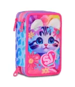 Astuccio 3 zip Sj Gang Cat & Air1 - Abc La Cartoleria