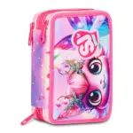 Astuccio 3 zip Sj Gang Cat Led 1 - Abc La Cartoleria