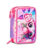 Astuccio 3 zip Sj Gang Cat Led 1 - Abc La Cartoleria