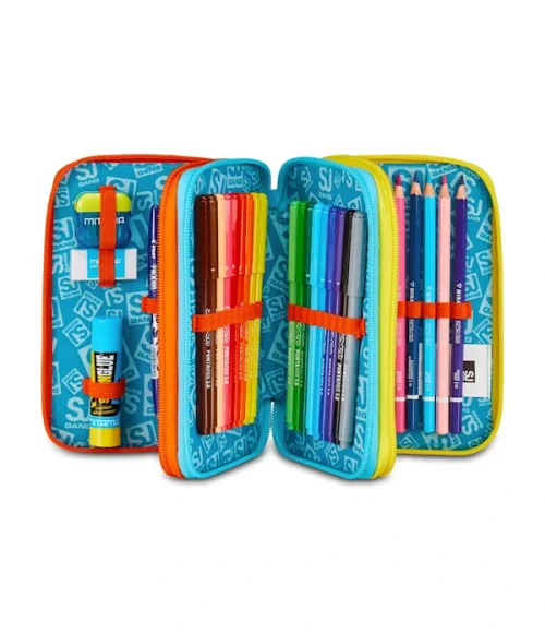 Astuccio 3 zip Sj Gang Dragon Glide1 - Abc La Cartoleria