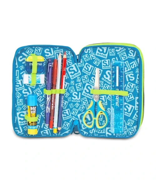 Astuccio 3 zip Sj Gang Led LooK1 - Abc La Cartoleria