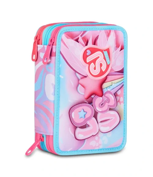 Astuccio 3 zip Sj Gang Plushy Rabbit1 - Abc La Cartoleria