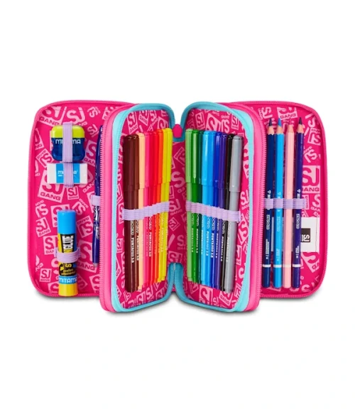 Astuccio 3 zip Sj Gang Plushy Rabbit1 - Abc La Cartoleria