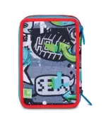 Astuccio 3 zip Sj Gang Sharky Skate1 - Abc La Cartoleria