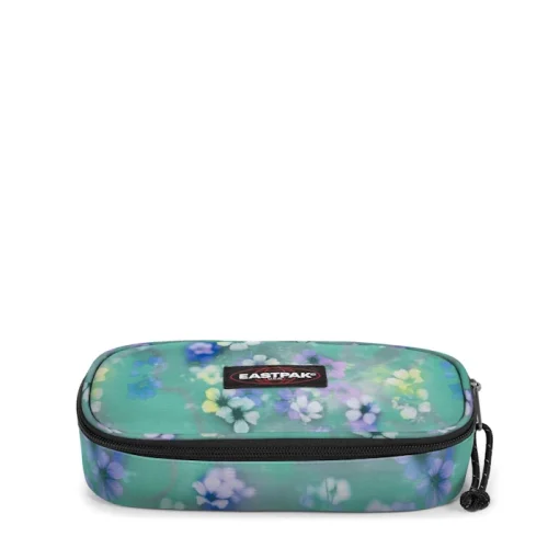 Astuccio ovale Eastpak Flora Fade Aqua1 - Abc La Cartoleria