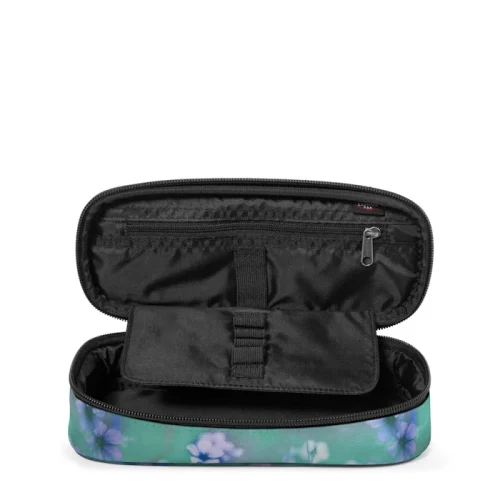 Astuccio ovale Eastpak Flora Fade Aqua1 - Abc La Cartoleria