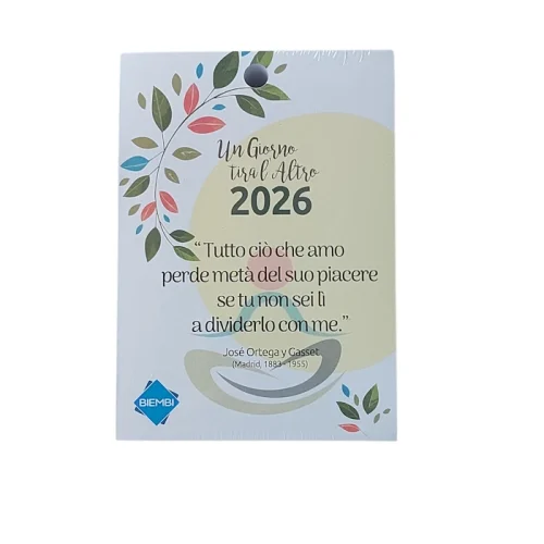 Refil Calendario Un giorno Tira l'altro 2026