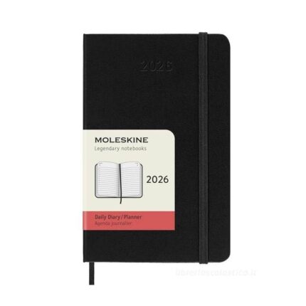Agenda Gior. Moleskine Pk Nera Rig. 2026 - Abc La Cartoleria
