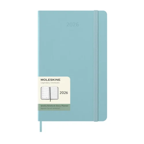 Agenda Sett. Moleskine Lg Acquamarine Rig. 2026 - Abc La Cartoleria