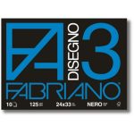 Album disegno Fabriano nero 24x33 - Abc La cartoleria