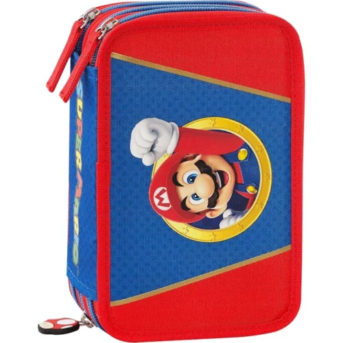 Astuccio 3 zip Super Mario1 - Abc La Cartoleria