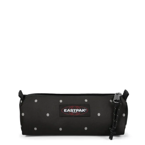 Astuccio Benchmark Eastpak Dots Black Silver - Abc La Cartoleria