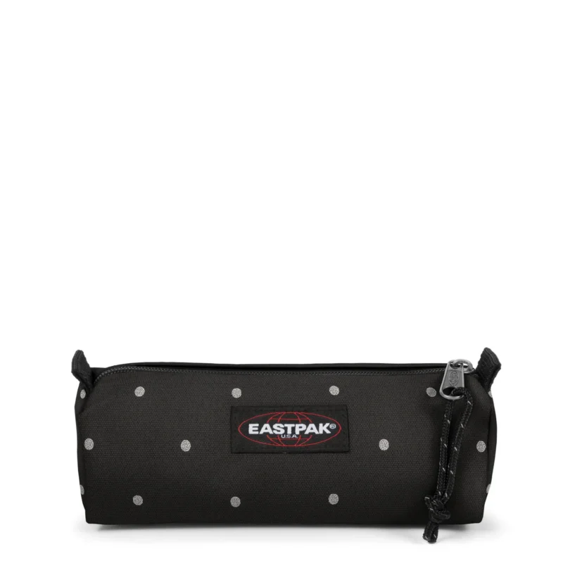 Astuccio Benchmark Eastpak Dots Black Silver - Abc La Cartoleria