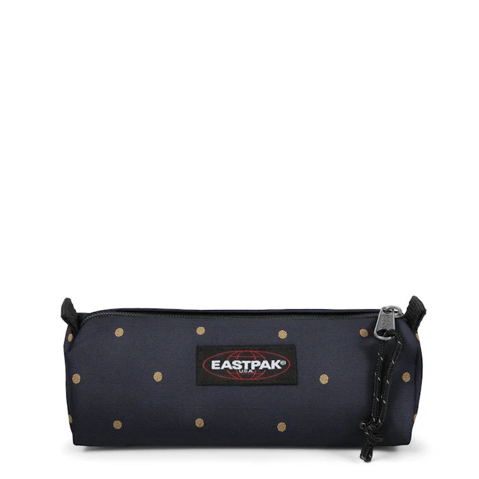 Astuccio Benchmark Eastpak Dots Marine Gold - Abc La Cartoleria