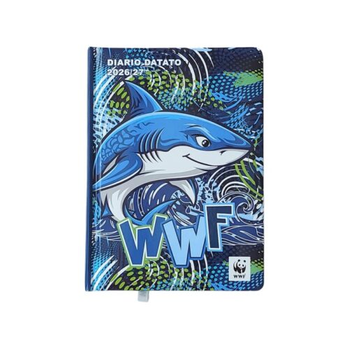 Diario scolastico WWF illust. 2026-2027 Squalo3 - Abc La Cartoleria