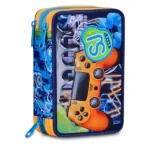 Astuccio 3 zip Sj Gang Joyful Pins Boy1 - Abc La Cartoleria