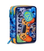Astuccio 3 zip Sj Gang Joyful Pins Boy1 - Abc La Cartoleria