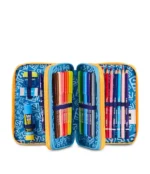 Astuccio 3 zip Sj Gang Joyful Pins Boy1 - Abc La Cartoleria
