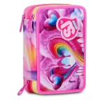 Astuccio 3 zip Sj Gang Joyful Pins Girl1 - Abc La Cartoleria