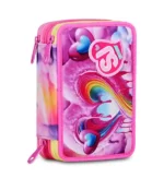 Astuccio 3 zip Sj Gang Joyful Pins Girl1 - Abc La Cartoleria