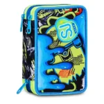 Astuccio 3 zip Sj Gang Soft Pouch Boy1 - Abc La cartoleria