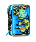 Astuccio 3 zip Sj Gang Soft Pouch Boy1 - Abc La cartoleria
