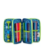 Astuccio 3 zip Sj Gang Soft Pouch Boy1 - Abc La cartoleria