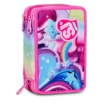 Astuccio 3 zip Sj Gang Soft Pouch Girl1 - Abc La Cartoleria