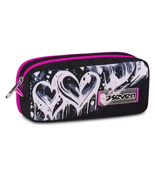 Portapenne doppio Seven Plumpy Line Girl1 - Abc La Cartoleria