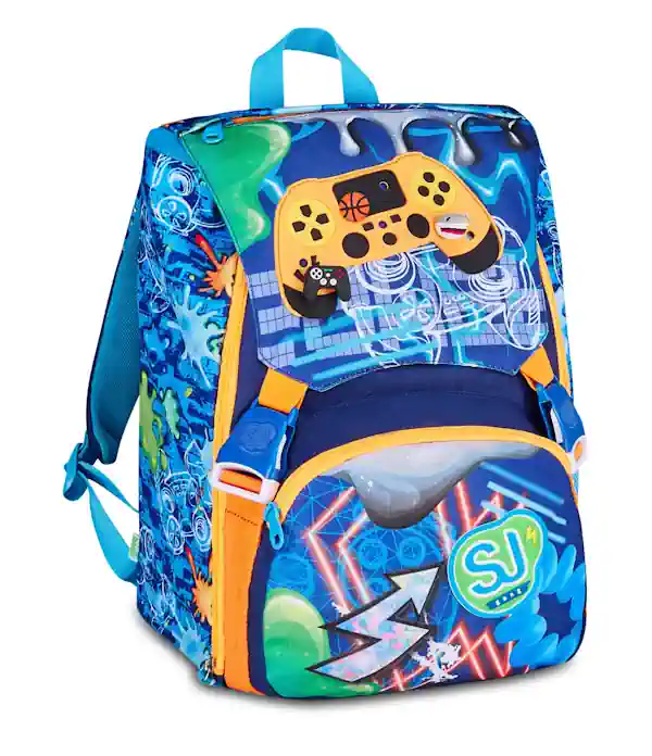 Zaino Estensibile Big Sj Gang Joyful Pins Boy1 - Abc La Cartoleria