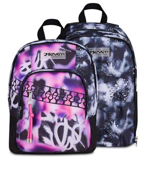 Zaino Seven Dual Detach Buzzy Note Girl1 - Abc La Cartoleria