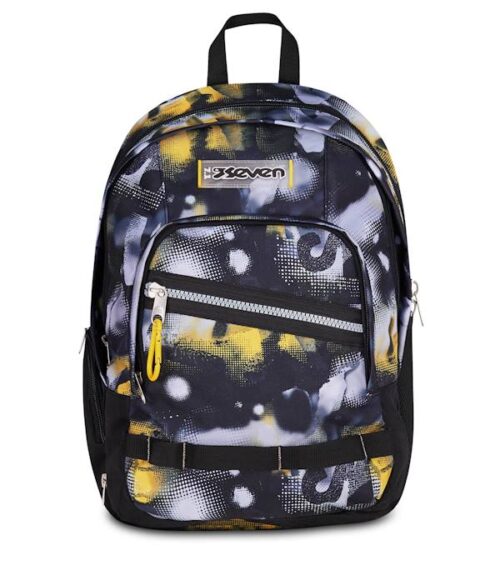 Zaino Seven Dual Detach Golden Paint1 - Abc La Cartoleria