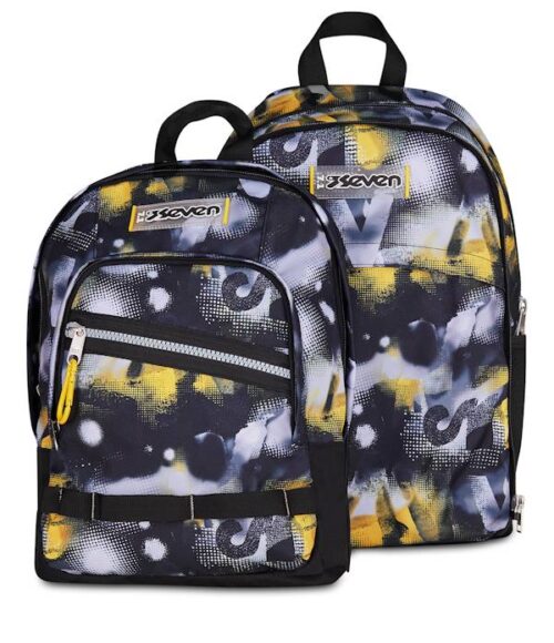 Zaino Seven Dual Detach Golden Paint1 - Abc La Cartoleria