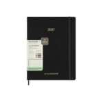 Planner sett. Moleskine 15 mesi 2026-2027 nero - Abc La Cartoleria
